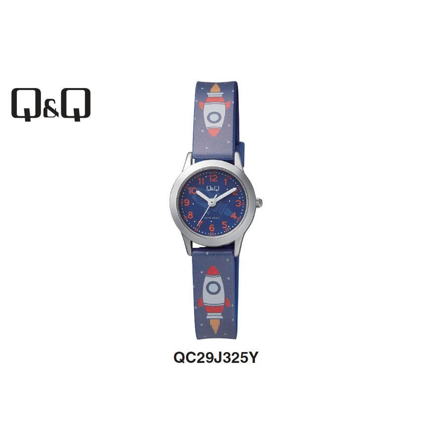 Jam Tangan Anak Motif Lucu Rubber Karet Analog Original Q&amp;Q QNQ QQ QC29 QC29J Series