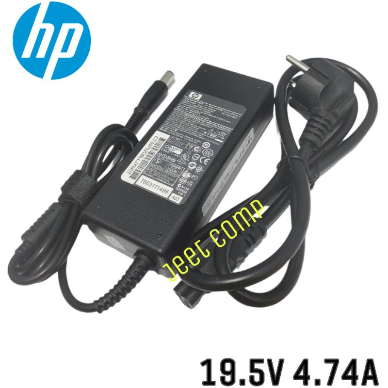 Adaptor HP Charger Laptop HP Elitebook 2540P 2560P 2570P 8440P 19.5V 4.74A Original