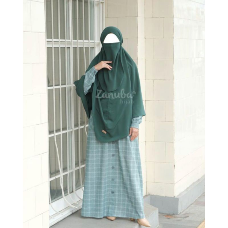 Tartan Button Set Zanuba