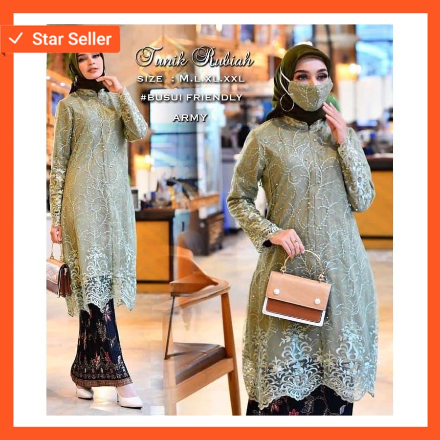 TUNIK KEBAYA RUBIAH