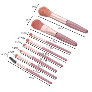 ♚𝗧𝗦 𝟱𝟲𝟳♚Make Up Brush Kuas Make Up Set Isi 8 Pcs