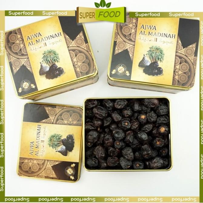 

Imut Kurma Ajwa Kaleng Asshogiroh 1Kg Ajwa 4_X0Ngl45_