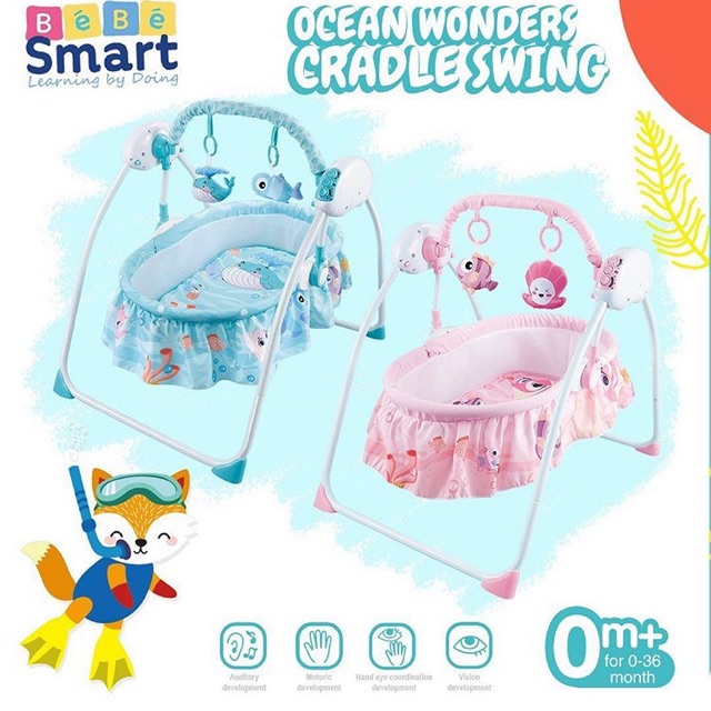 Bebe Smart- Ocean Wonders Cradle Swing