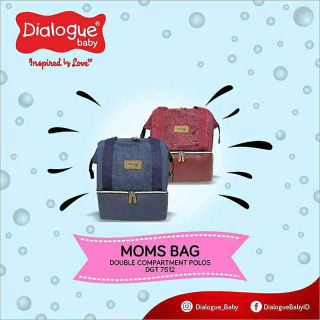 ♥BabyYank♥ DIALOGUE MOMS BAG PLAIN COLOUR SERIES DGT 7512