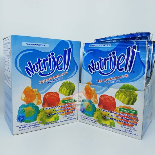 

Nutrijell B Plain Box/ Nutrijell Besar Tanpa Rasa 15grx12pcs