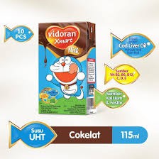 

Susu Cair UHT Coklat Vidoran Xmart (115 ML)