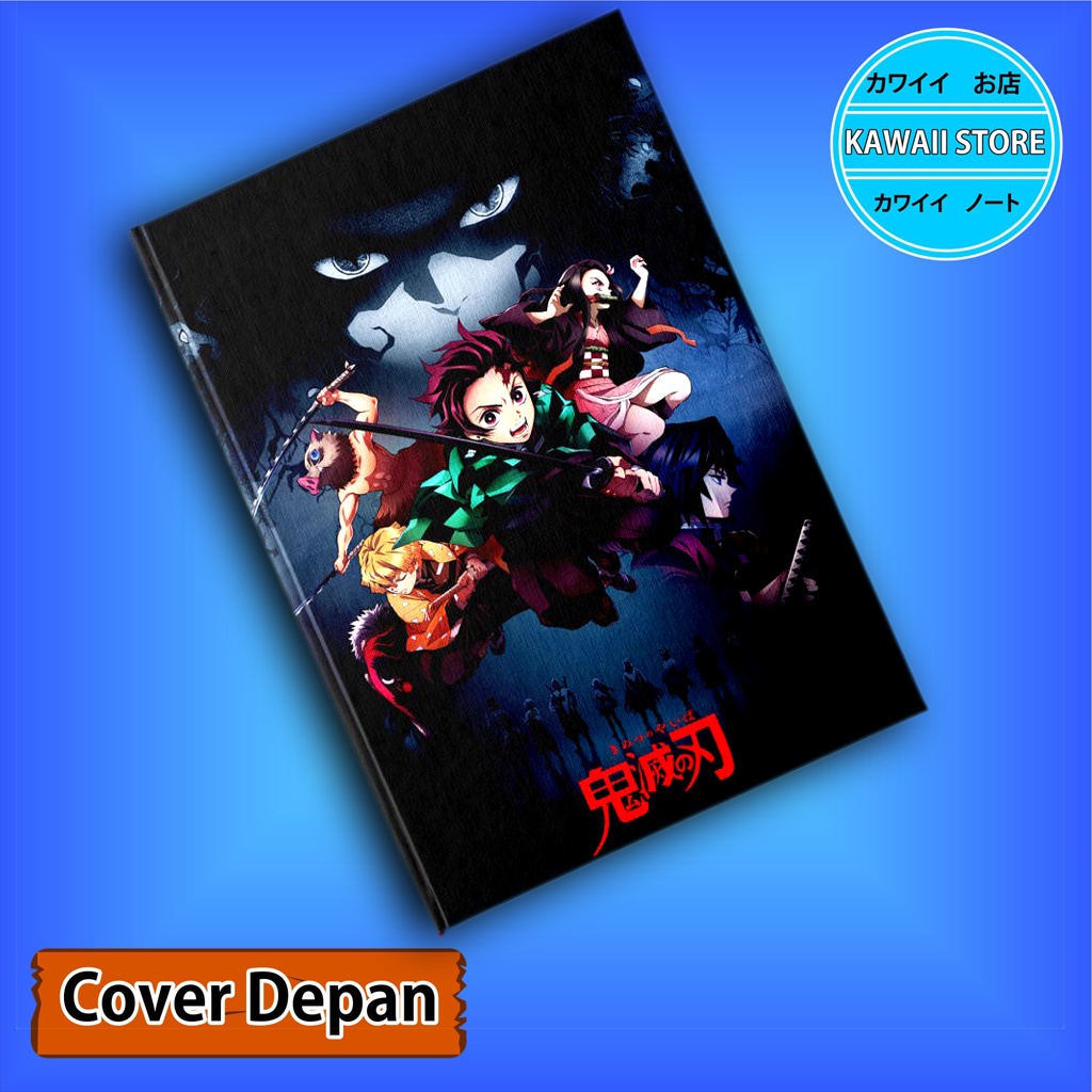 

Notebook / Pocket book Hard Cover Anime Kimetsu no Yaiba CODE B uk A5 & A6 / Notes Book