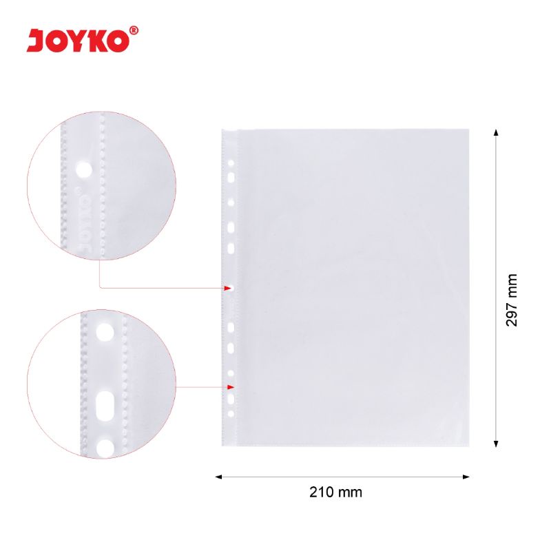 Sheet Protector joyko 1 pack Pelindung Kertas Joyko isi 10