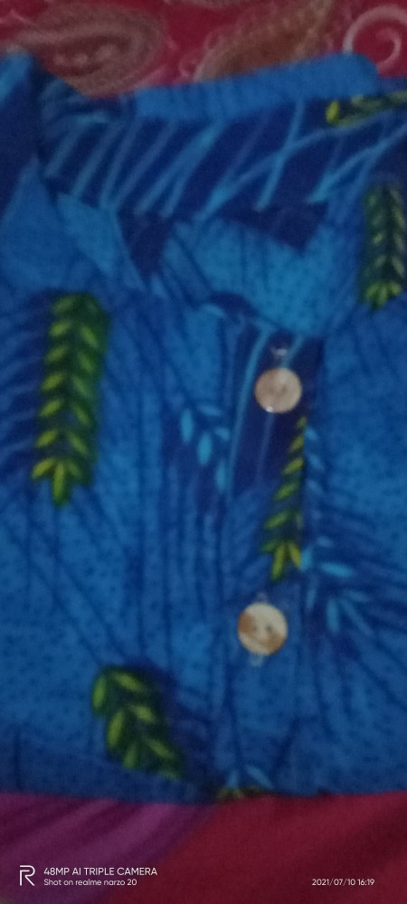 Daster Payung Busui Motif Bunga Rumput Daster Batik Bahan Rayon Solo Adem Nyaman Dipakai