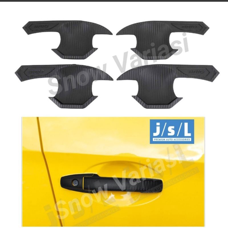 Paket outer handle carbon doff all new brio 2018 2021 jsl