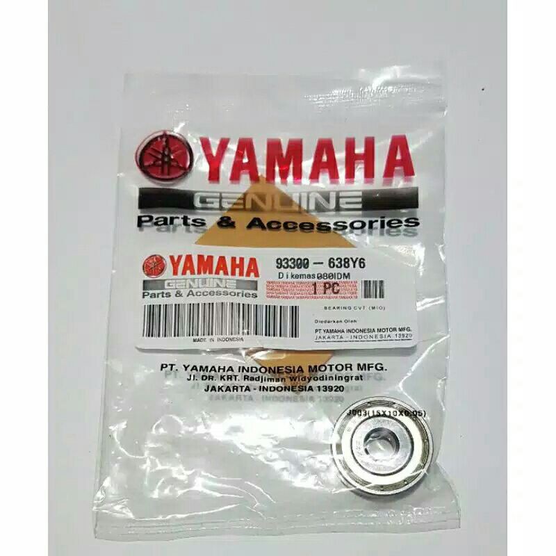 BEARING CVT MIO 638Z LAKER MIO SMILE LAHER BAK CVT MIO SPORTY