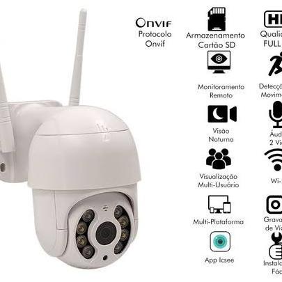 IP Camera CCTV Outdoor ICSEE 1080P PTZ Speed Dome Wireless