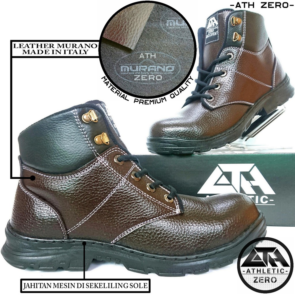 Sepatu Safety ATH Desert Sepatu Kerja Pria Safety Boots Septi Boot Sepatu Proyek Safety Shoes Sefti