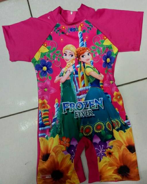 BAJU RENANG ANAK CEWEK HELLO KITTY / KUDA PONY / FROZEN BEN'S ORI ORIGINAL