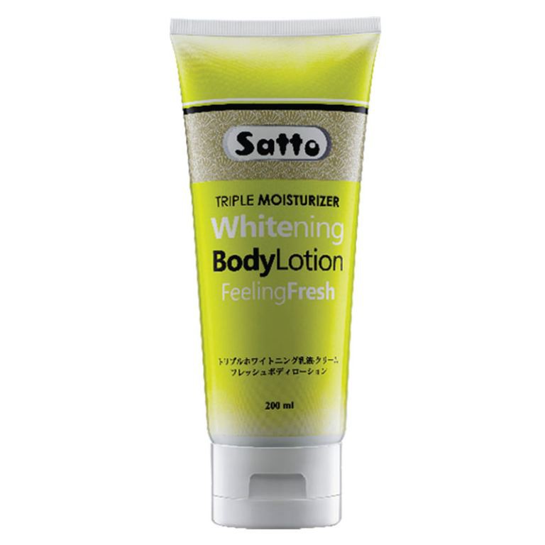 Satto - Triple Moisturizer Whitening Body Lotion Feeling Fresh (200 ml)