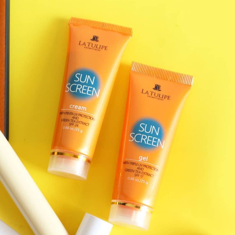 la tulipe sunscreen gel spf17 / pelindung matahari