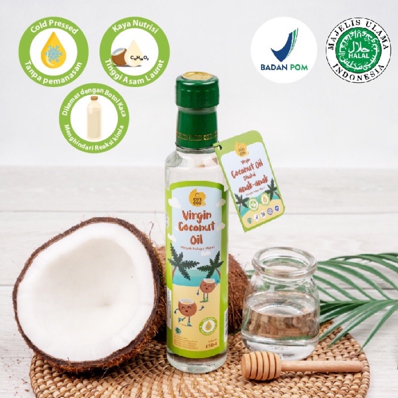 

Concos Virgin Coconut Oil Kids 250ml / Minyak Kelapa Murni / EVCO / VCO BPOM