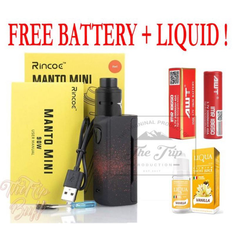 New elektronik kecil lainnya COD koleksi Manto mini lite kit 90 w untuk harga per biji COD JAYA22