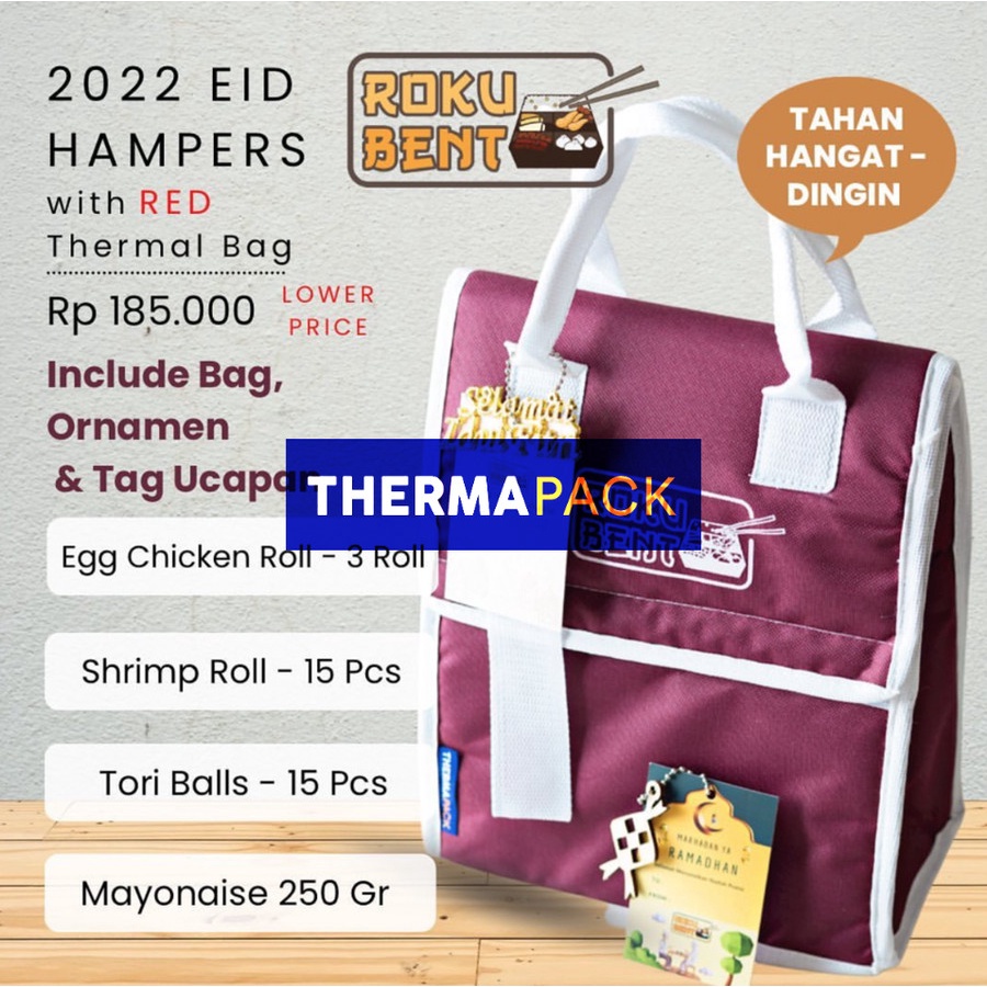 ThermaPack Custom Insulated Flap Bag | Tas Thermal | Packaging Hamper