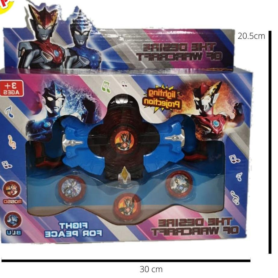 mq✤Laris➘ Mainan anak laki-laki senjata laser Ultraman dengan proyektor gambar 48 ➘