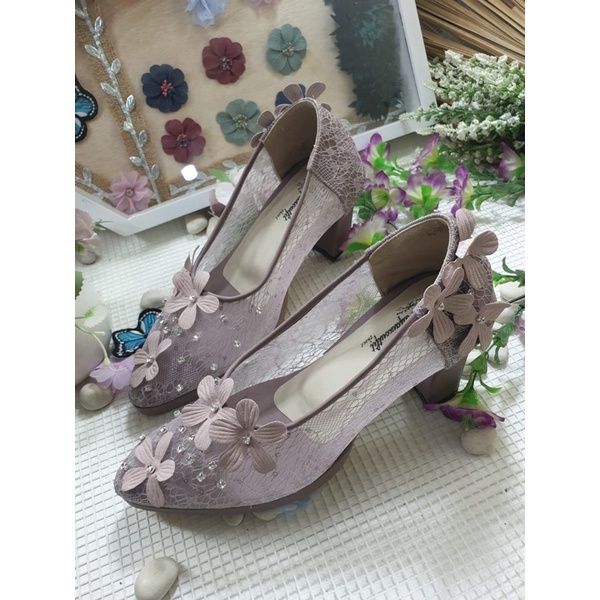 sepatu Maisa mauve tinggi 7cm tahu