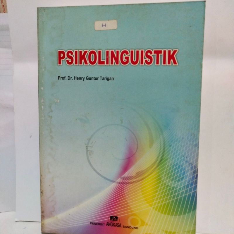 Buku Psikolingusitik Original buku bekas
