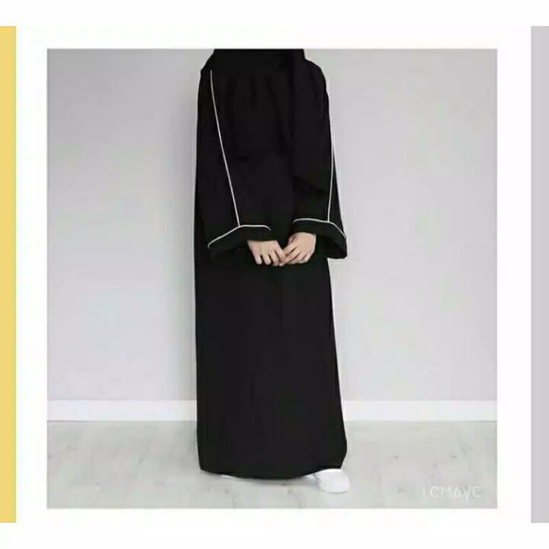 GALLERY EXCLUSIVE ABAYA HITAM GAMIS DUBAI 21 COD