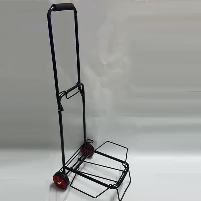 Kenmaster Trolley Cart KT-261 Black Troli Lipat Hitam Bawa Aqua Galon