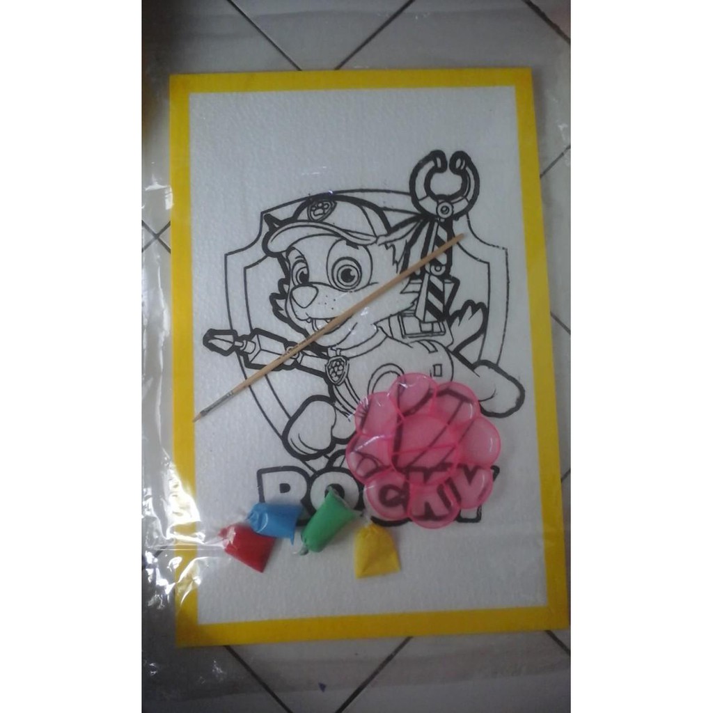

Art / Paket Mewarnai Sterofoam Lengkap Kuas+Palet+Cat