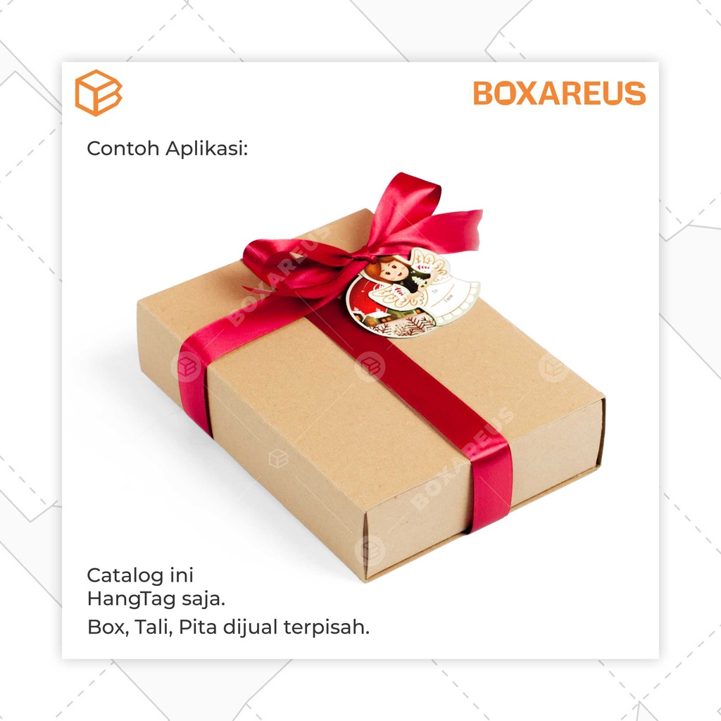 Hang Tag Natal Gantungan Christmas Hangtag Hiasan Parsel | HTK SC2