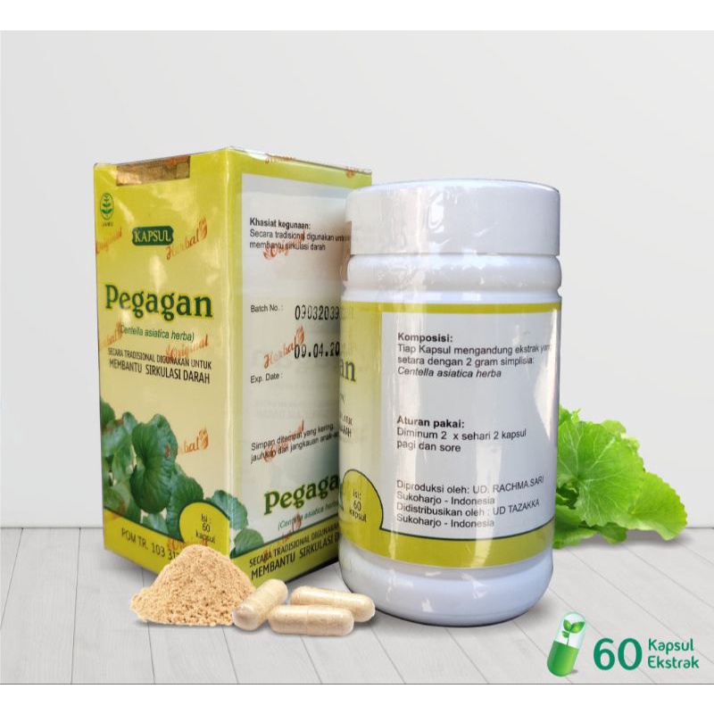 Pegagan Ekstrak | Herbal Kapsul Pegagan | Centella asiatica