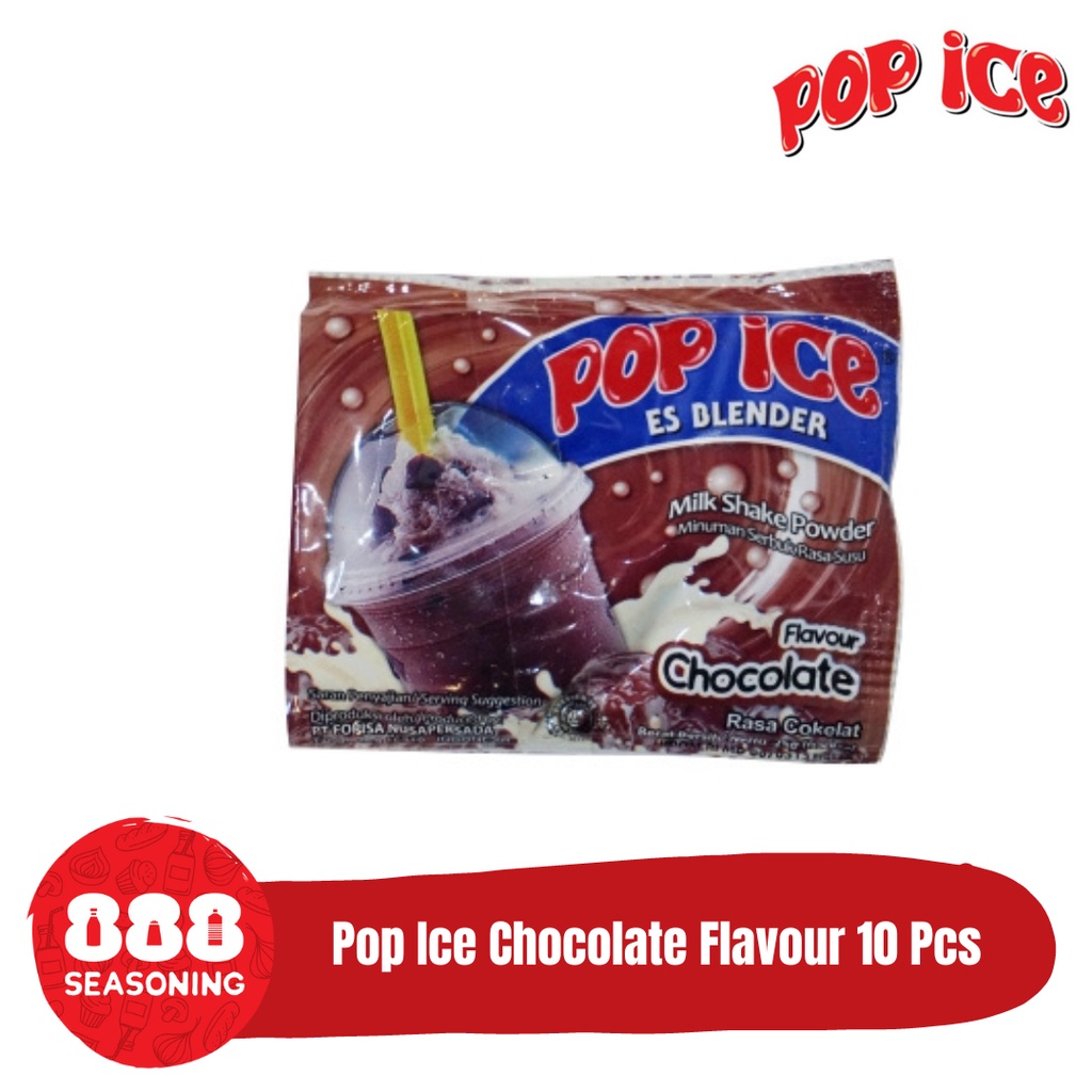 Jual Pop Ice Chocolate Flavour 10 Sachet Shopee Indonesia