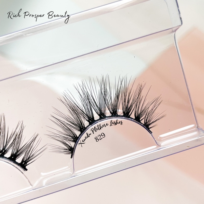 PREMIUM 3D MINK LASHES - XANADU PLETHORA LASHES -  Mink Eyelashes Faux Wispy Fluffy False Eyelashes Long Extension Makeup Handmade Fake Eyelashes Natural Cross Volume Reusable Eyelashes