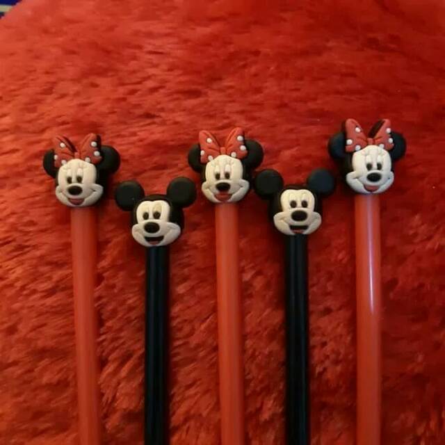 

Pulpen gel karakter mickey mini unik