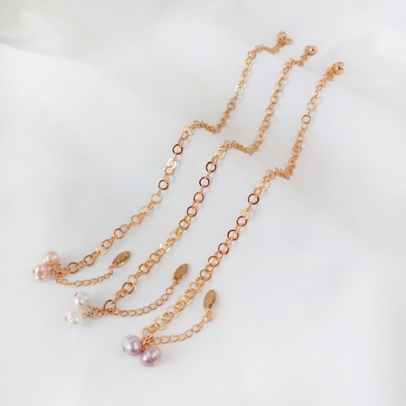 GELANG KAKI - Gelang mutiara - MUTIARA ASLI LOMBOK