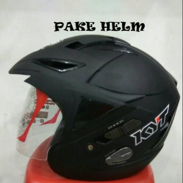 HELM KYT SCORPION KING BLACK DOF Shopee Indonesia