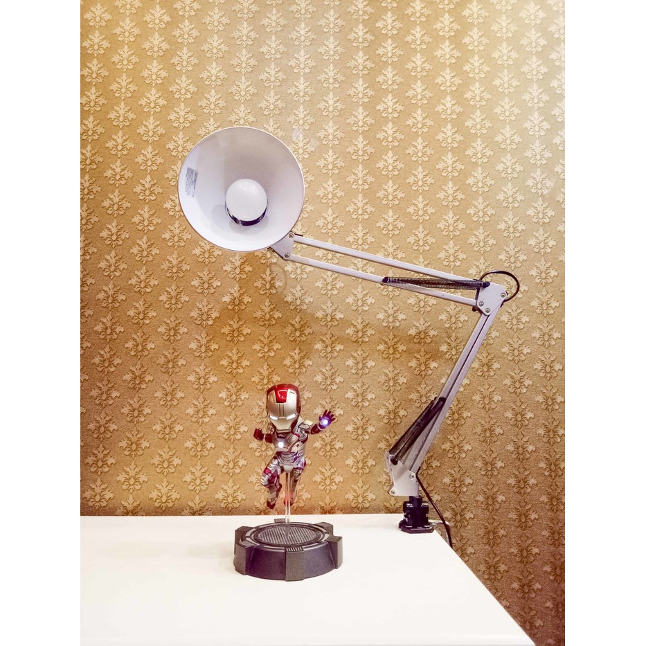 Lampu Belajar/Arsitek Jepit PIXAR SHIGEN Body Super Besar FREE LED SG-101