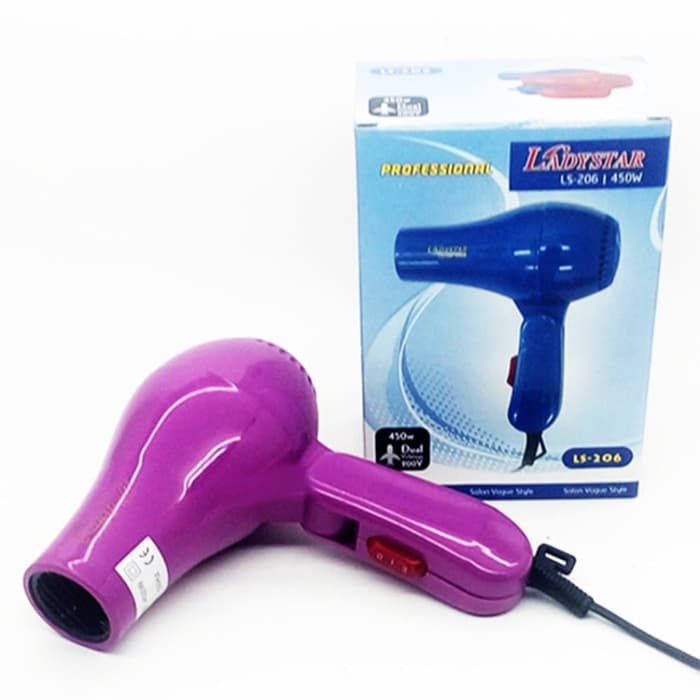 ORIGINAL Hairdryer Lipat Ladystar LS-206 , hairdryer lipat,  hairdryer miniTERAWET DIJAMIN