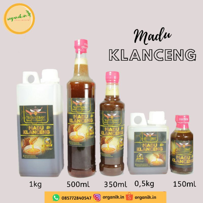 

Madu Klanceng 1kg