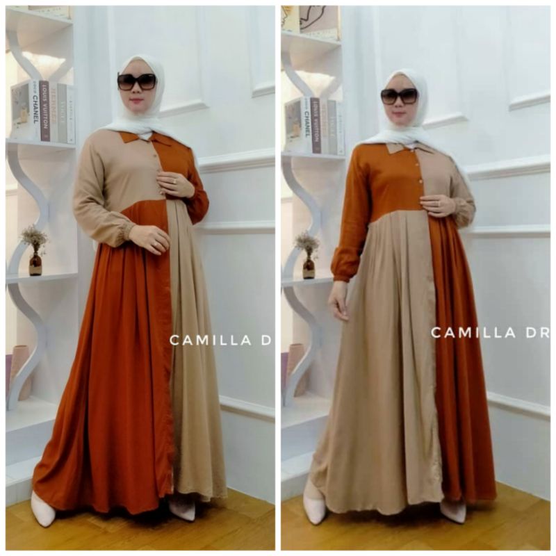 CAMILLA DRESS | GAMIS | DRESS KOMBINASI | MAXI DRESS | GAMIS KOMBINASI