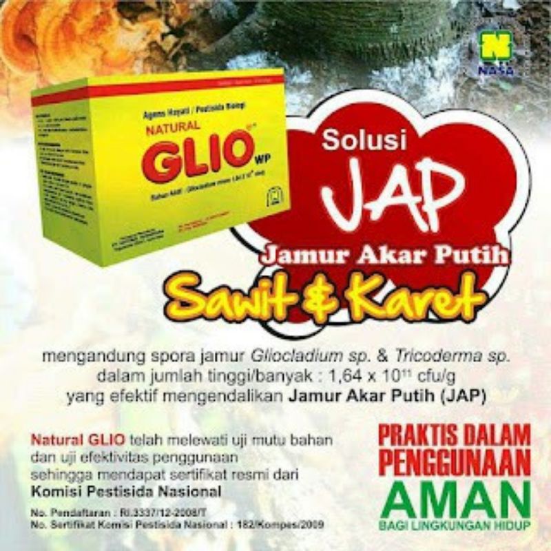 COD FREE ONGKIR Natural Glio Nasa isi 100 gr Pengendali Hama Tanaman