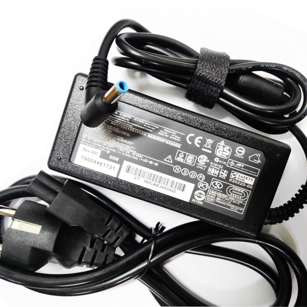 Adaptor Charger Original Laptop HP ProBook 430 G4 G5 440 G3 G4 450 G4 455 G4 430 G3 450 G3 G5 HP EliteBook 820 G3 830 G7 840 G3 850 G3 820 G4 840 G4 850 G4 HP Pavilion 14S 14-V043TX 14-AM505TU 14-BW099TU Envy 14 Pav 15 19.5A - 3.33A