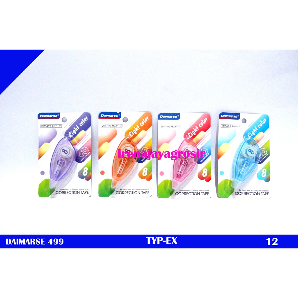 

Correction tape / tip x roll 8 meter / tipe x pita / Daimarse dms-499