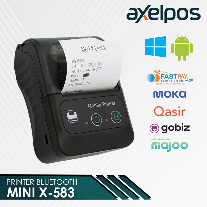 PRINTER BLUETOOTH MINI KASIR THERMAL X583