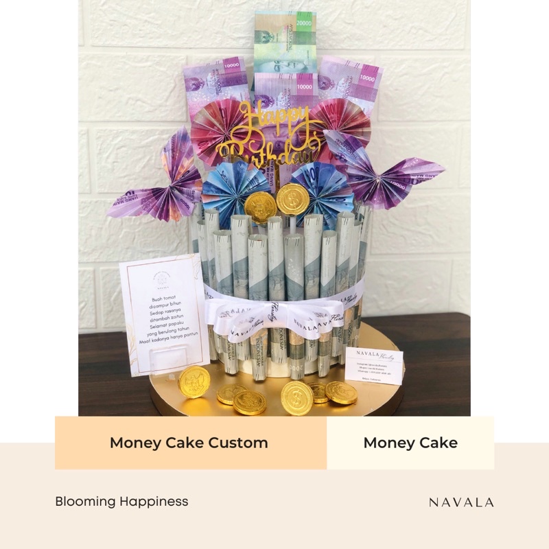 Custom Money Cake