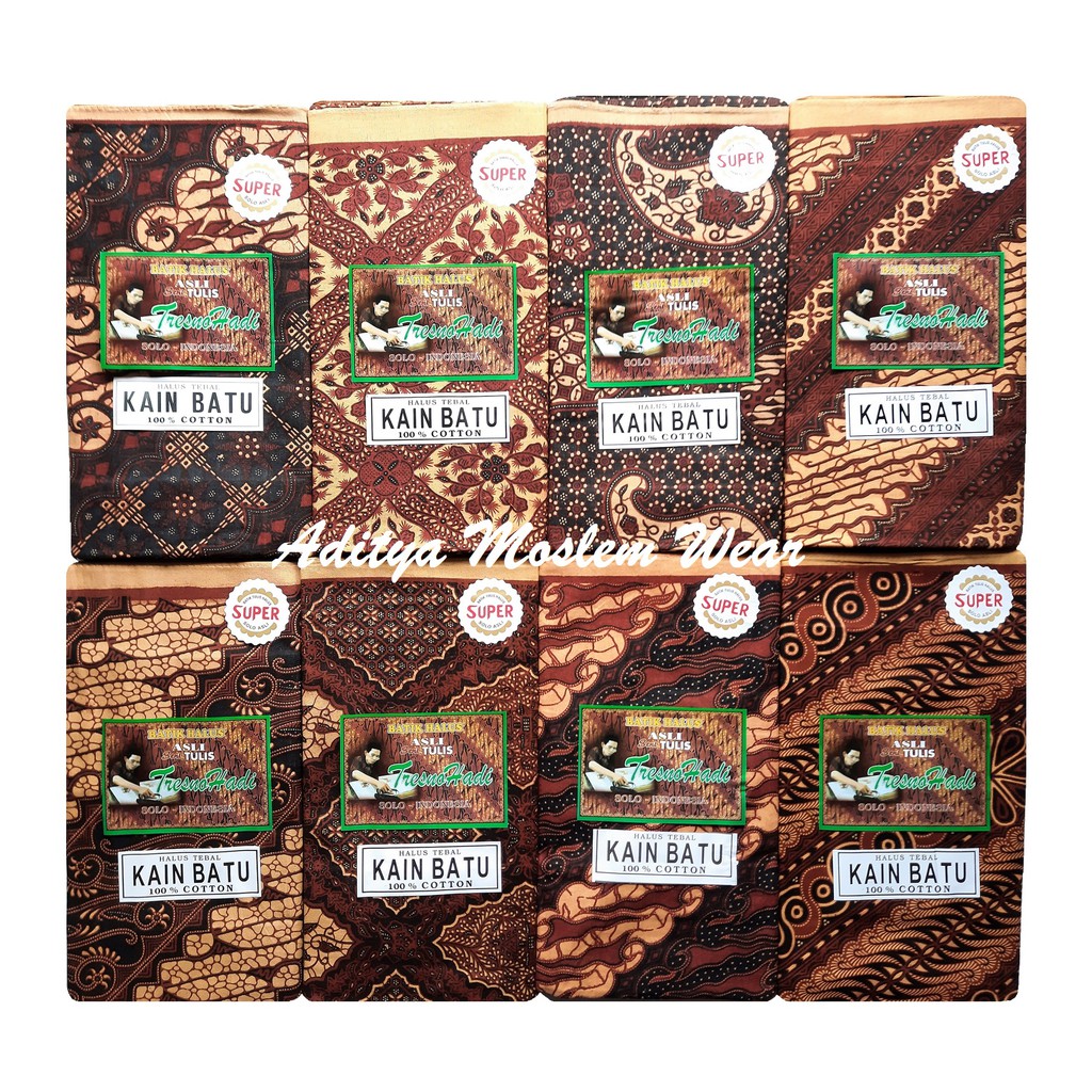 KAIN SAMPING KEBAT PANJANG / KAIN JARIK BATIK TRESNO HADI / KAIN BATU SUPER HALUS