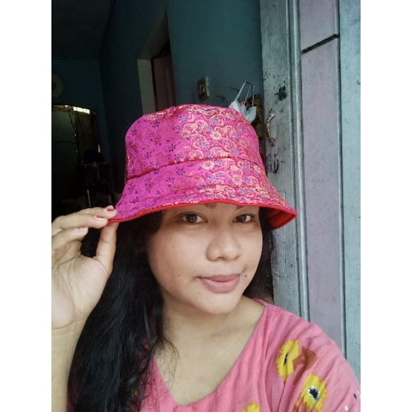 BUCKET HAT KOMBINASI/TOPI PANTAI