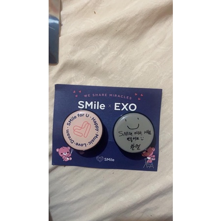 READY STOCK official griptok EXO smile for you CHANYEOL VER