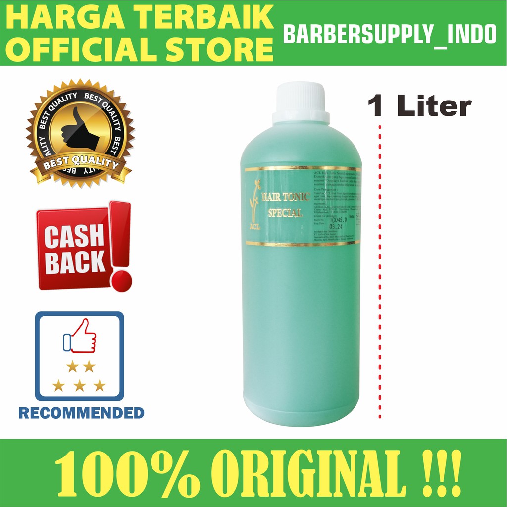 ACL HAIR TONIC SPECIAL 1 LITER TONIC PERAWATAN RAMBUT BARBER SALON PANGKAS