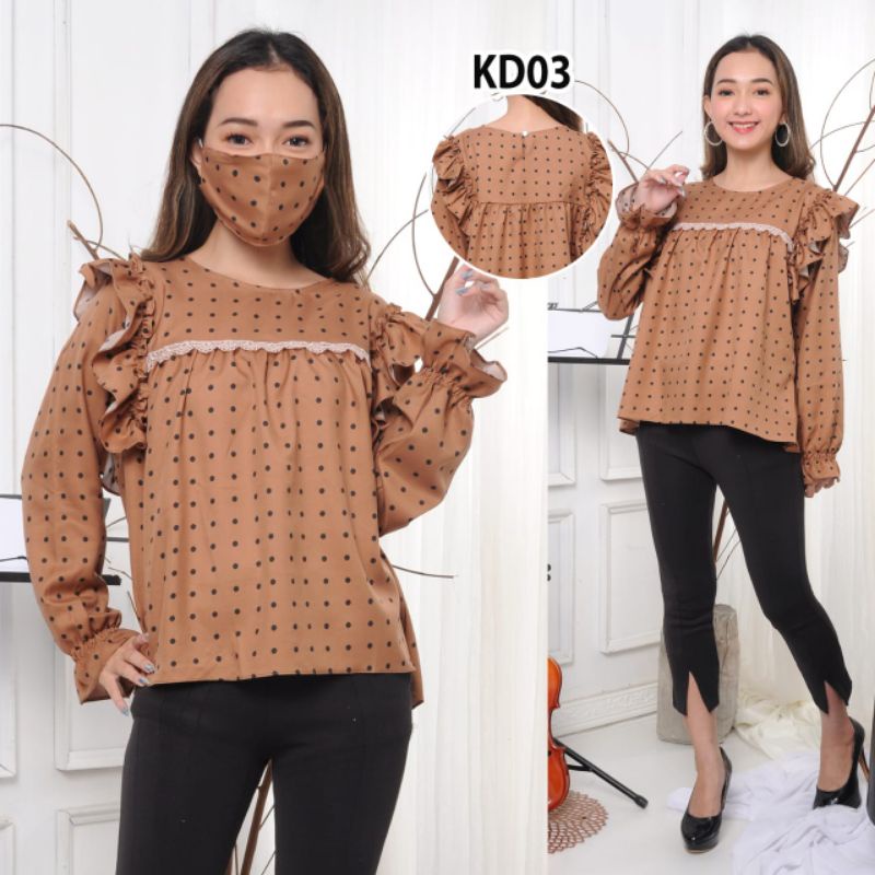 Megaxus88//atasan model//blouse shakilla kd 03